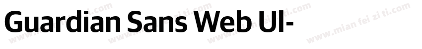 Guardian Sans Web Ul字体转换